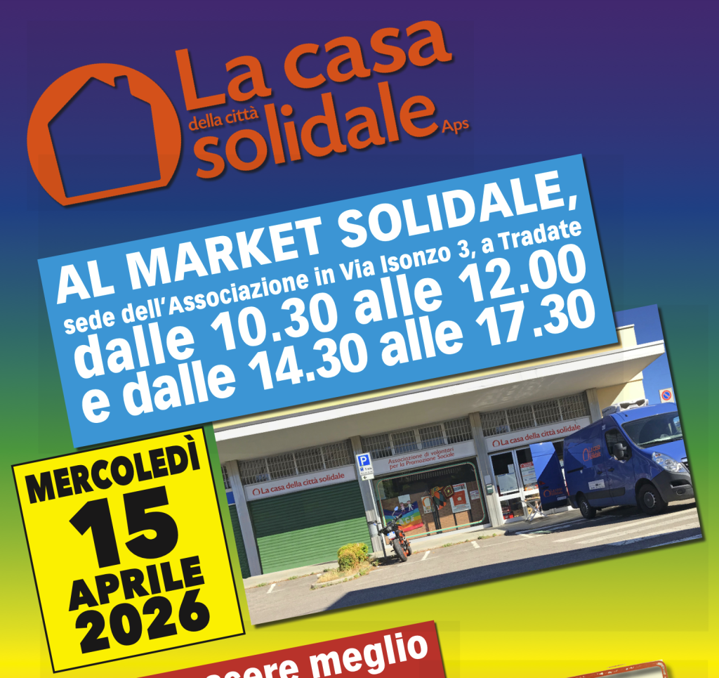 Openday al market della città solidale